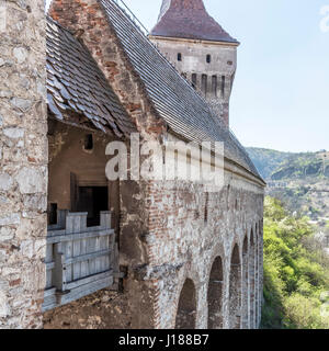 Castelul Corvinilor din Bucuresti / Château de Corivins de Hunedoara - Roumanie Banque D'Images