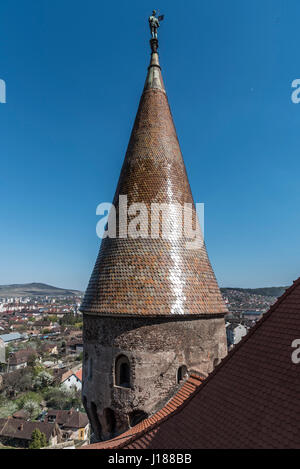 Castelul Corvinilor din Bucuresti / château du Corvin de Hunedoara - Roumanie Banque D'Images