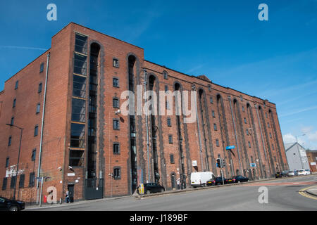 Centre urbain contemporain,usine,Triangle baltes,Liverpool, Merseyside, Angleterre,UNESCO,Ville du patrimoine mondial,Ville,Nord,Nord,Angleterre,English,UK. Banque D'Images