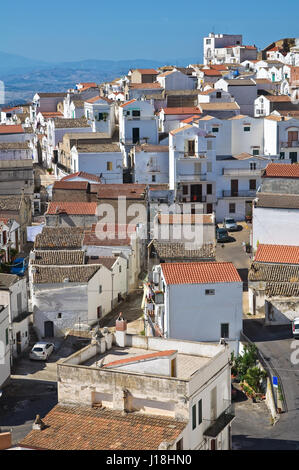 Vue panoramique de Pisticci. La Basilicate. L'Italie. Banque D'Images