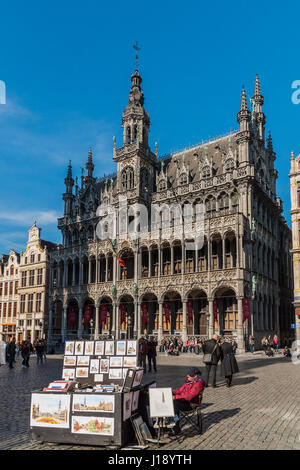 Maison du Roi, Grand Place, Bruxelles, Belgique Banque D'Images