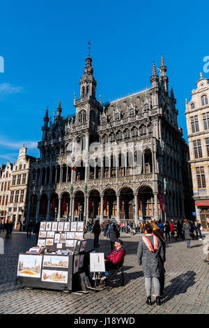 Maison du Roi, Grand Place, Bruxelles, Belgique Banque D'Images