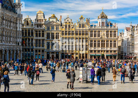 Grand Place, Bruxelles, Belgique Banque D'Images