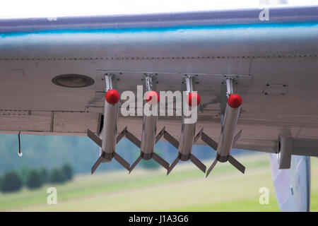 Au niveau local des avions, bombes de airshow Banque D'Images