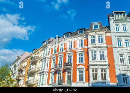 Maisons de la vieille ville de Hambourg (Allemagne) Banque D'Images