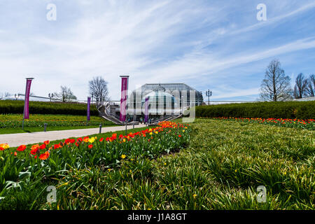 Phipps Conservatory et les jardins botaniques de Pittsburgh en Pennsylvanie Banque D'Images