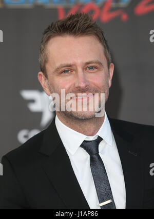 Hollywood, CA. Apr 19, 2017. Chris Hardwick, à première de Disney et Marvel's 'gardiens de la Galaxie Tome 2' à la technologie Dolby Theatre en Californie le 19 avril 2017. Credit : Fs/media/Alamy Punch Live News Banque D'Images