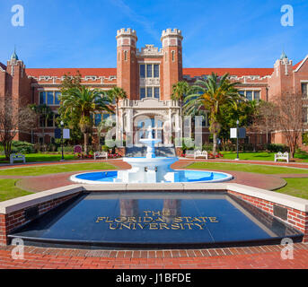 Westcott s'appuyant sur le campus de l'Université d'État de Floride à Tallahassee, Floride, USA. Florida State U est une université publique. Banque D'Images