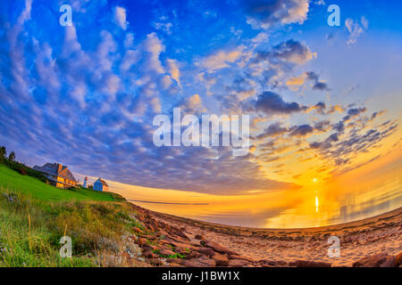 Phare de Panmure on Prince Edward Island, Canada Banque D'Images