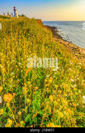 Phare de Panmure on Prince Edward Island, Canada Banque D'Images