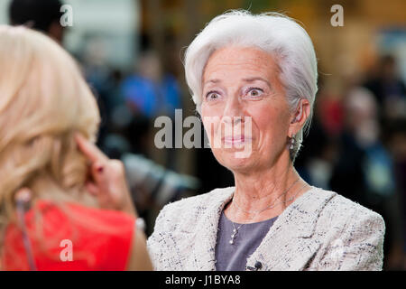 Christine Lagarde, directrice générale du Fonds monétaire international (FMI) - USA Banque D'Images