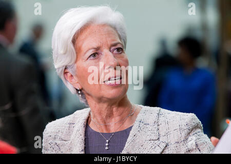 Christine Lagarde, directrice générale du Fonds monétaire international (FMI) - USA Banque D'Images