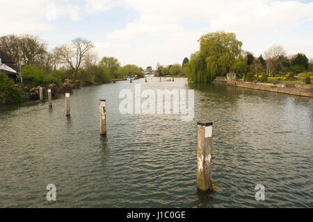Wallingford Bridge, Oxfordshire, UK Banque D'Images