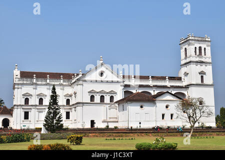 Cathédrale Se, plus grande église en Asie, Old Goa, Inde Banque D'Images