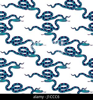 Vector illustration de serpent tropical Illustration de Vecteur