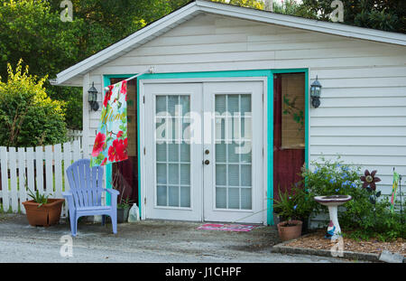 Cassadaga spiritualiste Floride Ville de voyants et médiums petites maisons dans le comté de Volusia, Banque D'Images
