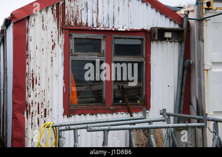 Maison à l'abandon, Siglufjoerdur, le nord de l'Islande, le nord de l'Europe Banque D'Images