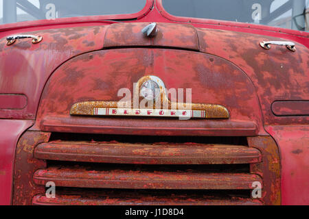 Beford vintage camion, l'Islande, le nord de l'Europe Banque D'Images