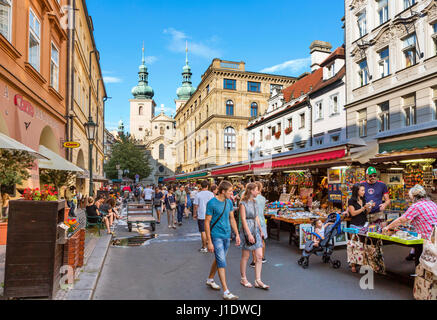 Havelske trziste (marché Havelska), Prague, République Tchèque Banque D'Images