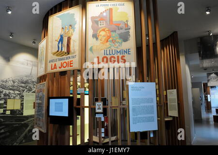 Le Centre National de la résistance et de la déportation (CHRD) à Lyon (France), un lieu de mémoire dédié à la mémoire des victimes du nazisme les victimes. Banque D'Images