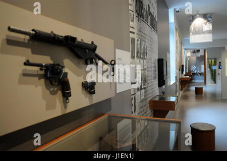 Le Centre National de la résistance et de la déportation (CHRD) à Lyon (France), un lieu de mémoire dédié à la mémoire des victimes du nazisme les victimes. Banque D'Images