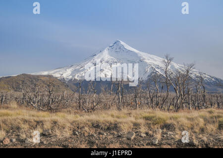 Volcan Lanin, Argentine Banque D'Images