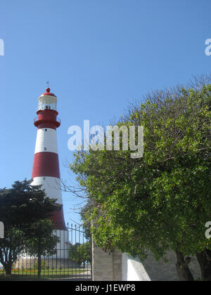 Leuchtturm à Mar del Plata, Buenos Aires, Argentine Banque D'Images