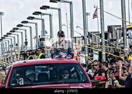 Pilote de course NASCAR Jimmie Johnson Banque D'Images