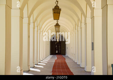 La belle scène de l'après-midi l'Hôtel de Ville de Pasadena, Los Angeles, Californie Banque D'Images