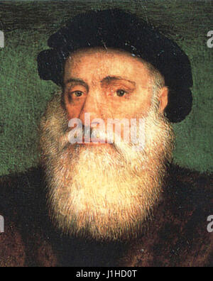 Vasco da Gama, premier comte de Vidigueira, explorateur portugais Banque D'Images