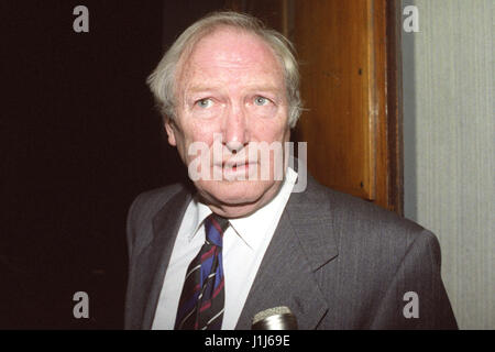 Ernest Burrington, le nouveau président du Mirror Group Newspapers au siège londonien de l'ce soir. Banque D'Images