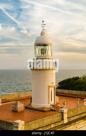 Leuchtturm à Costa Brava Espagne Europe Banque D'Images