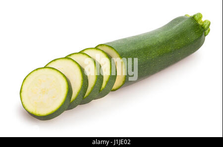 Courge vert isolé Banque D'Images