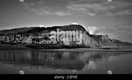 Front de Sidmouth Banque D'Images