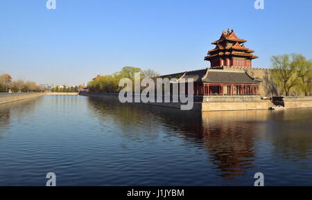 La Cité Interdite de Beijing palace complexe, Chine Banque D'Images