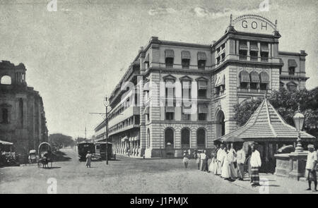 Le Grand Oriental Hotel, Colombo, Ceylan, vers 1900 Banque D'Images