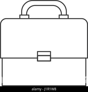 Étude les grandes lignes de l'entreprise porte-documents Illustration de Vecteur