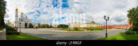 Panorama de la région de l'Ivanovskaya du Kremlin de Moscou, Russie Banque D'Images