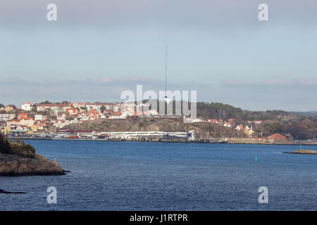 La ville de Stromstad dans vastra Sweden county dans l'ouest de la Suède. Banque D'Images