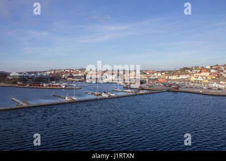 La ville de Stromstad dans vastra Sweden county dans l'ouest de la Suède. Banque D'Images