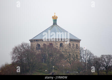 Skansen Kronan forteresse à Göteborg, Suède. Banque D'Images