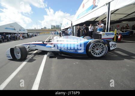 Formule E Race rues de Miami Banque D'Images