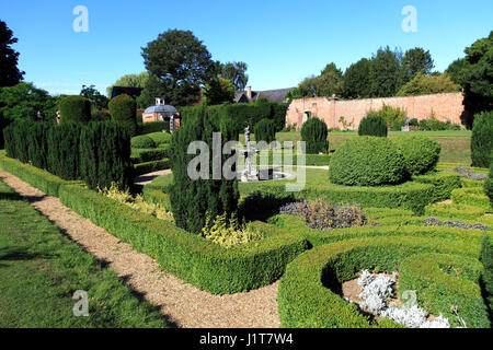 Bridge End jardins, la ville de Saffron Walden, Essex, Angleterre, Royaume-Uni Banque D'Images