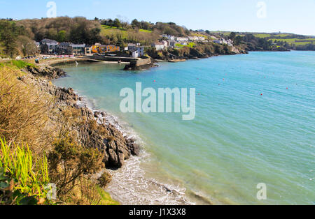 Joli village côtier de Glandore, comté de Cork, Irlande Banque D'Images