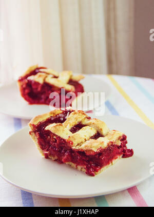 Tarte aux fraises fait maison Banque D'Images