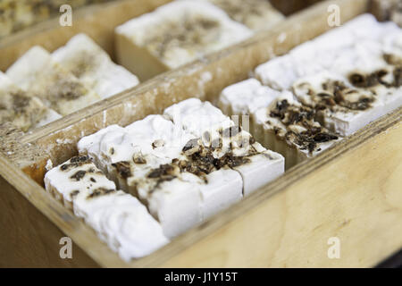 Les artisans, les savons les savons pour de détails body wash Banque D'Images