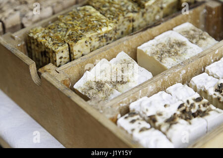 Les artisans, les savons les savons pour de détails body wash Banque D'Images