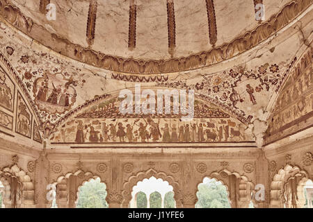 Kusum sarovar ancient temple abandonné jusqu'en Inde Banque D'Images