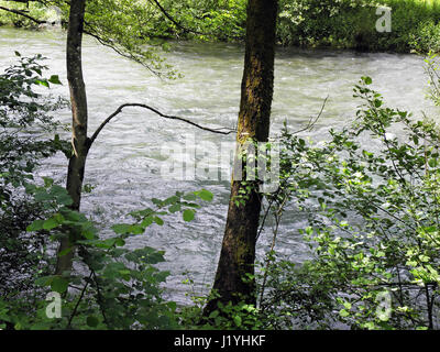 Brod na Kupi,river flux Kupa,Croatie,europe,5 Banque D'Images