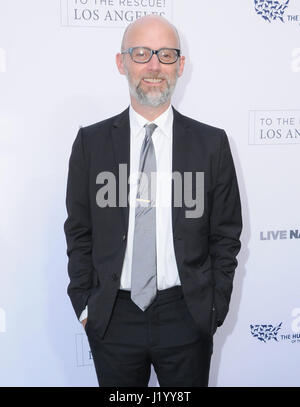 Los Angeles, CA, USA. 22 avr, 2017. 22 avril 2017 - Los Angeles, Californie - Moby. La Humane Society of the United States la tenue de gala bénéfice au Paramount Studios à Los Angeles. Crédit photo : Birdie Thompson/AdMedia Crédit : Birdie Thompson/AdMedia/ZUMA/Alamy Fil Live News Banque D'Images